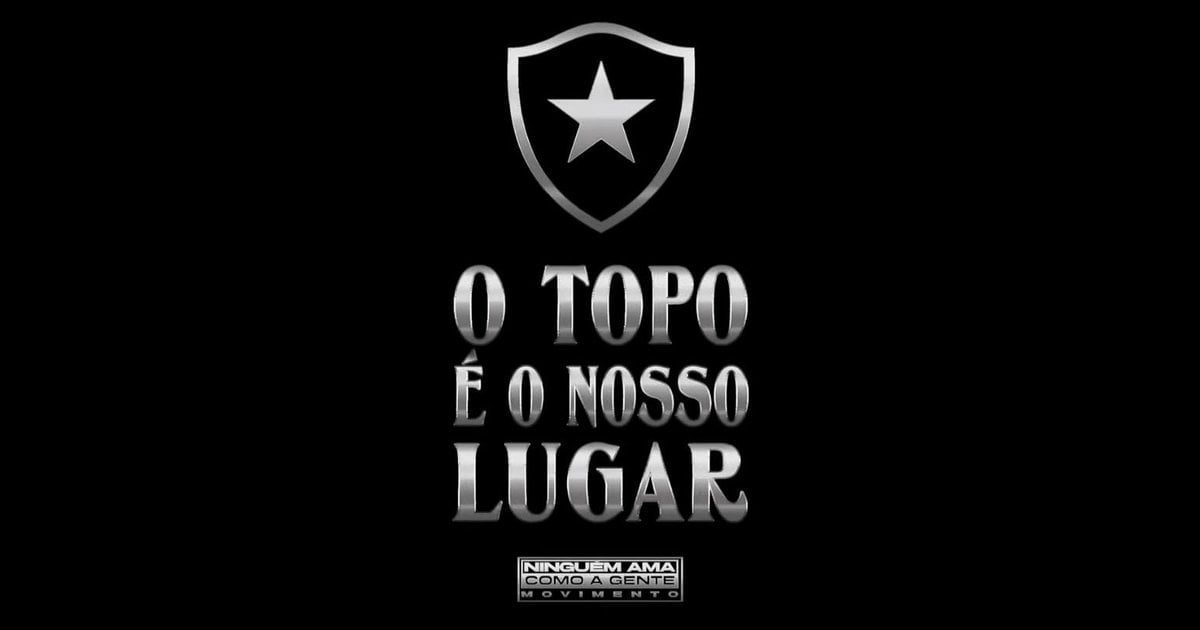 Festa da torcida do Botafogo diante do Racing terá como lema ‘O Topo É O Nosso Lugar’