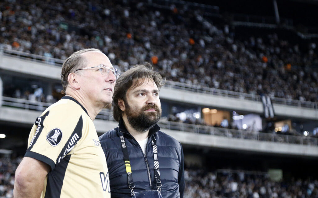 John Textor em reunião com o Botafogo