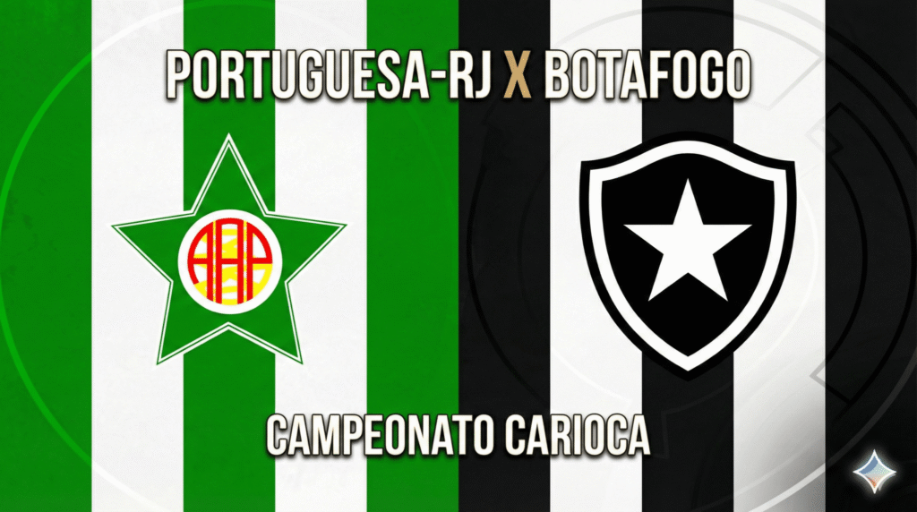 Portuguesa e Botafogo se enfrentam pelo Campeonato Carioca 2026 em jogo importante da fase inicial do estadual.