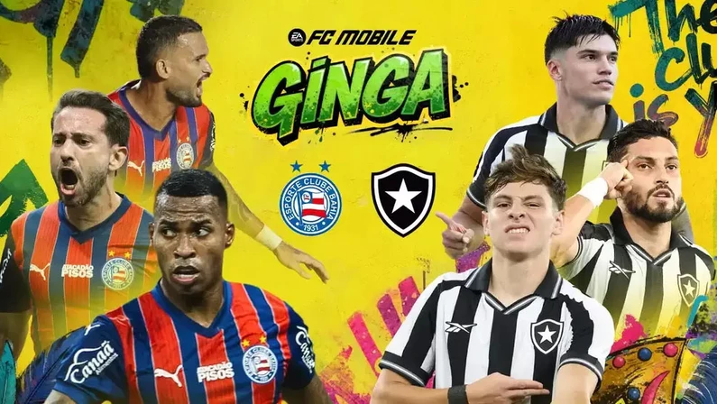 Botafogo e Bahia se tornam os primeiros clubes brasileiros licenciados no EA FC Mobile, ampliando a presença do futebol nacional nos games