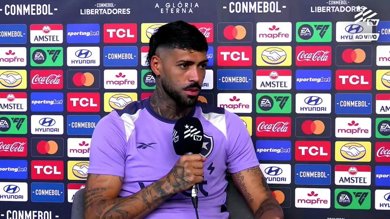 Barboza afirma que Botafogo vai ao Equador com mentalidade ofensiva para duelo contra o Barcelona na Libertadores