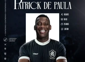 Patrick de Paula, ex-contratação milionária do Botafogo, é anunciado como reforço do Remo para a temporada.