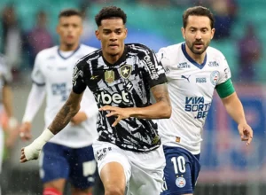 Botafogo em ação contra o Bahia
