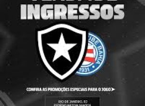 Torcida do Botafogo no Estádio Nilton Santos com ingressos promocionais