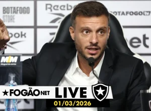 Técnico Martín Anselmi mantém expectativa por reforços no Botafogo antes do fim da janela de transferências.